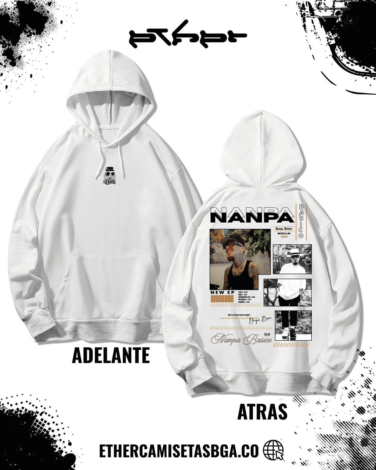 NANPA BASICO HOODIE BLANCO